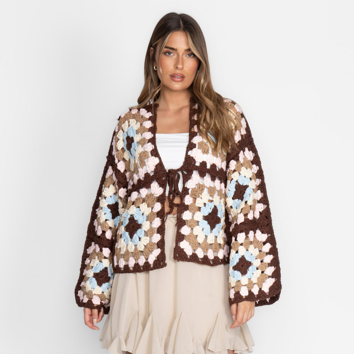 Idoia — Cárdigan boho artesanal