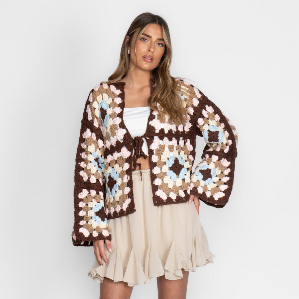 Idoia — Cárdigan boho artesanal