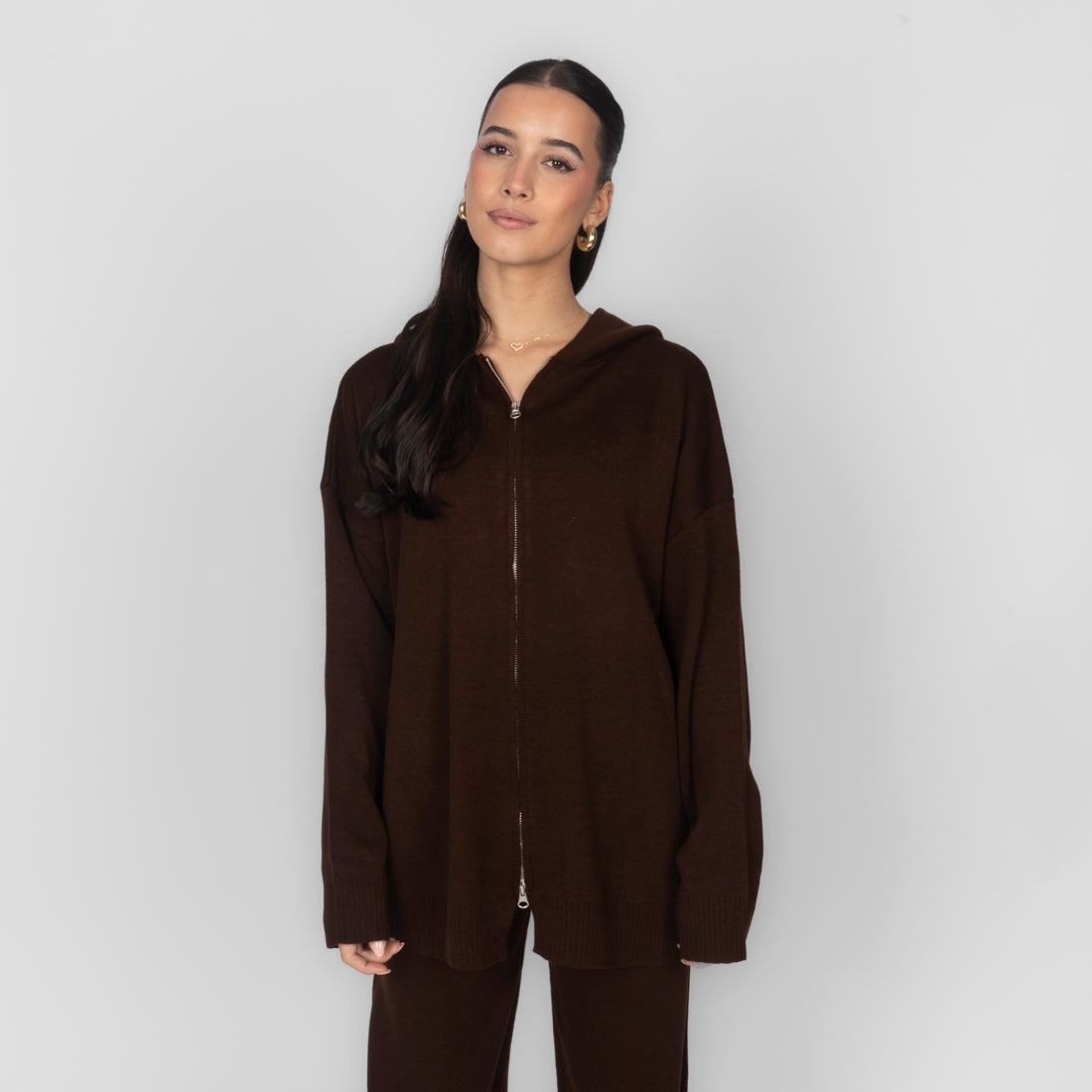 Triana — Conjunto de punto acogedor con cremallera