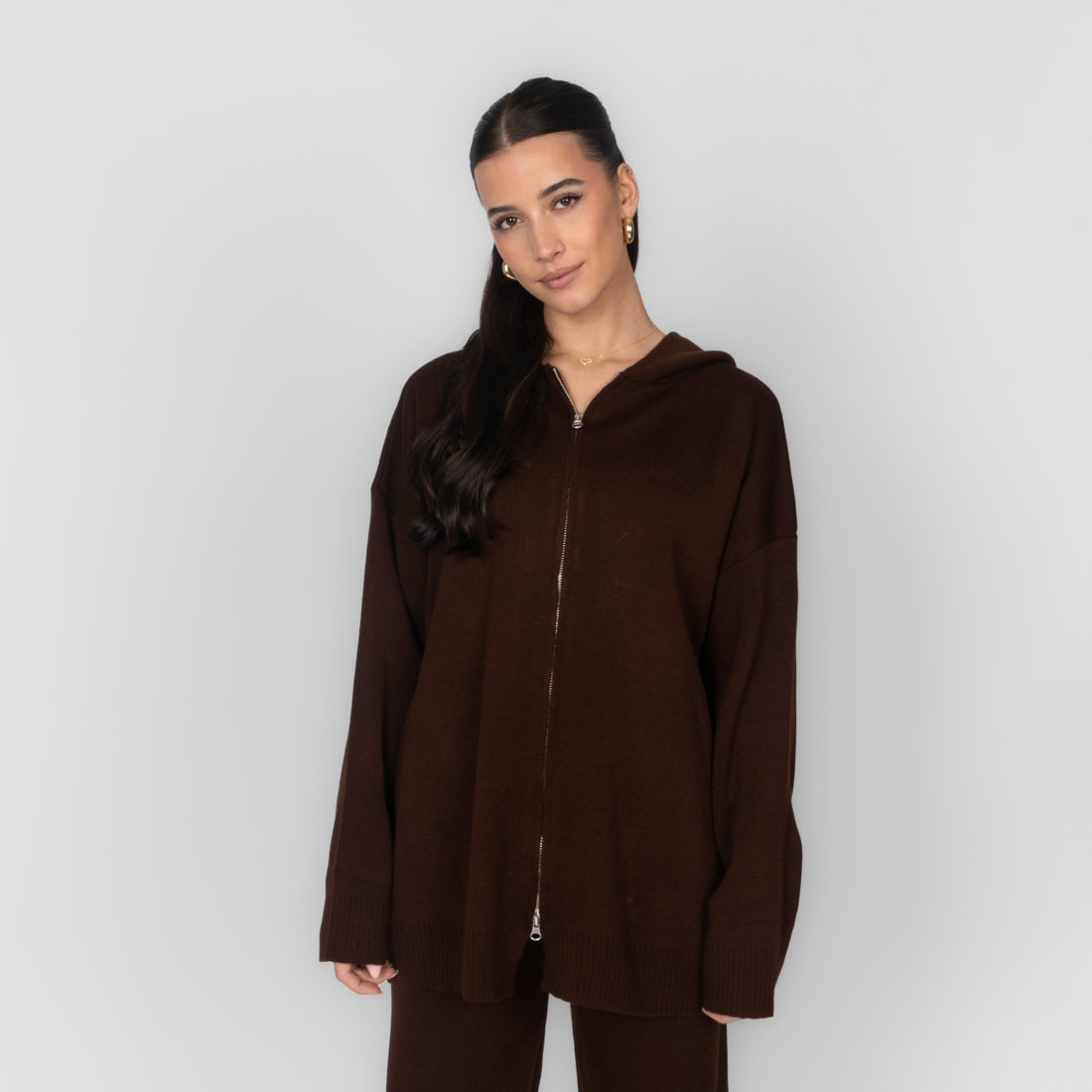 Rut — Conjunto de punto acogedor con cremallera