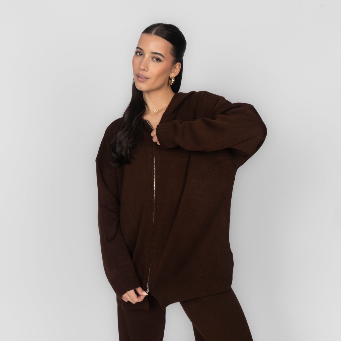 Rut — Conjunto de punto acogedor con cremallera