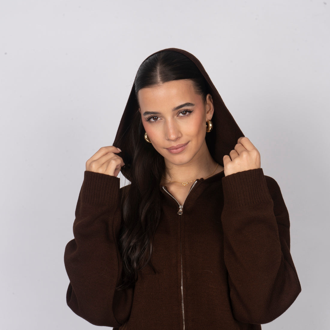 Triana — Conjunto de punto acogedor con cremallera