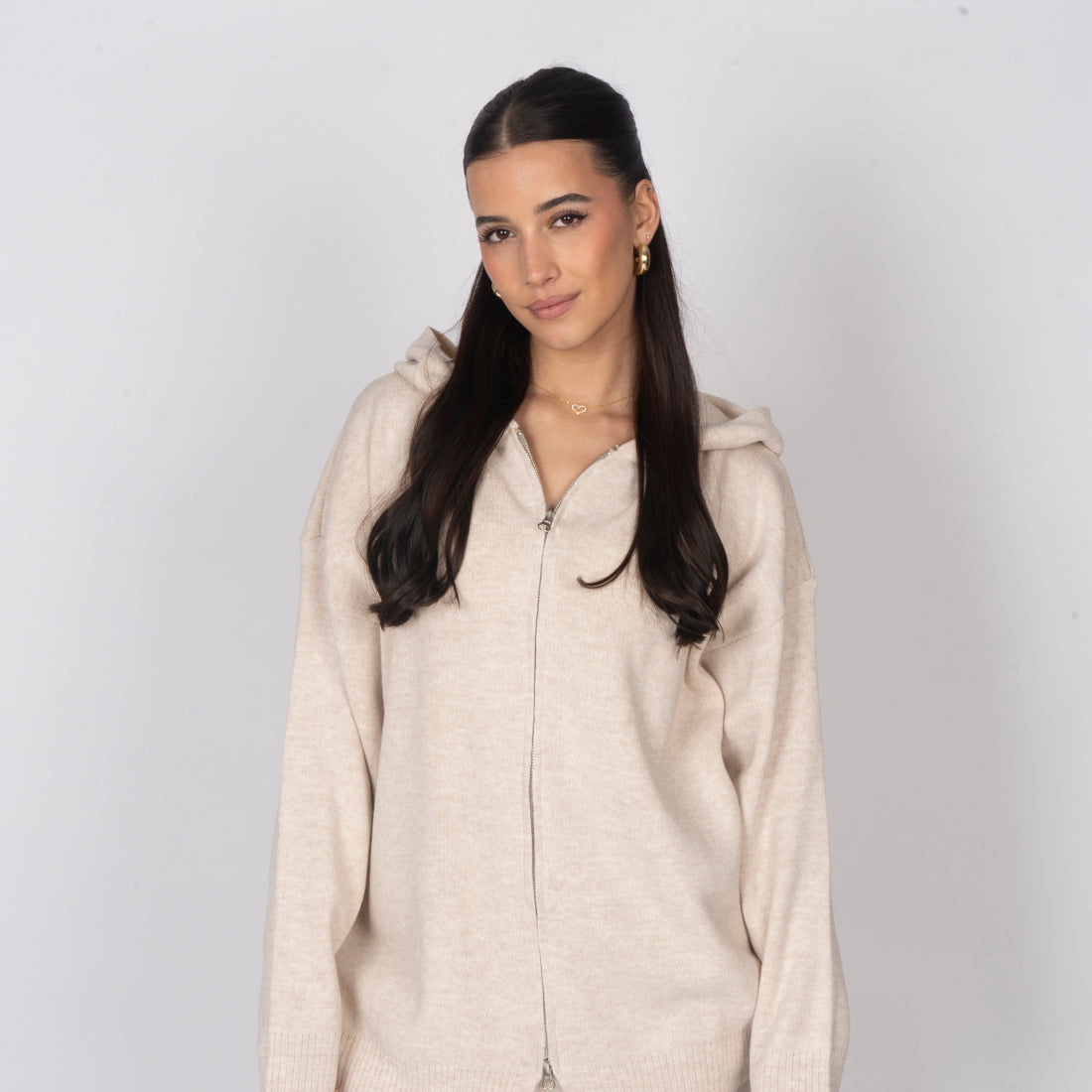 Triana — Conjunto de punto acogedor con cremallera