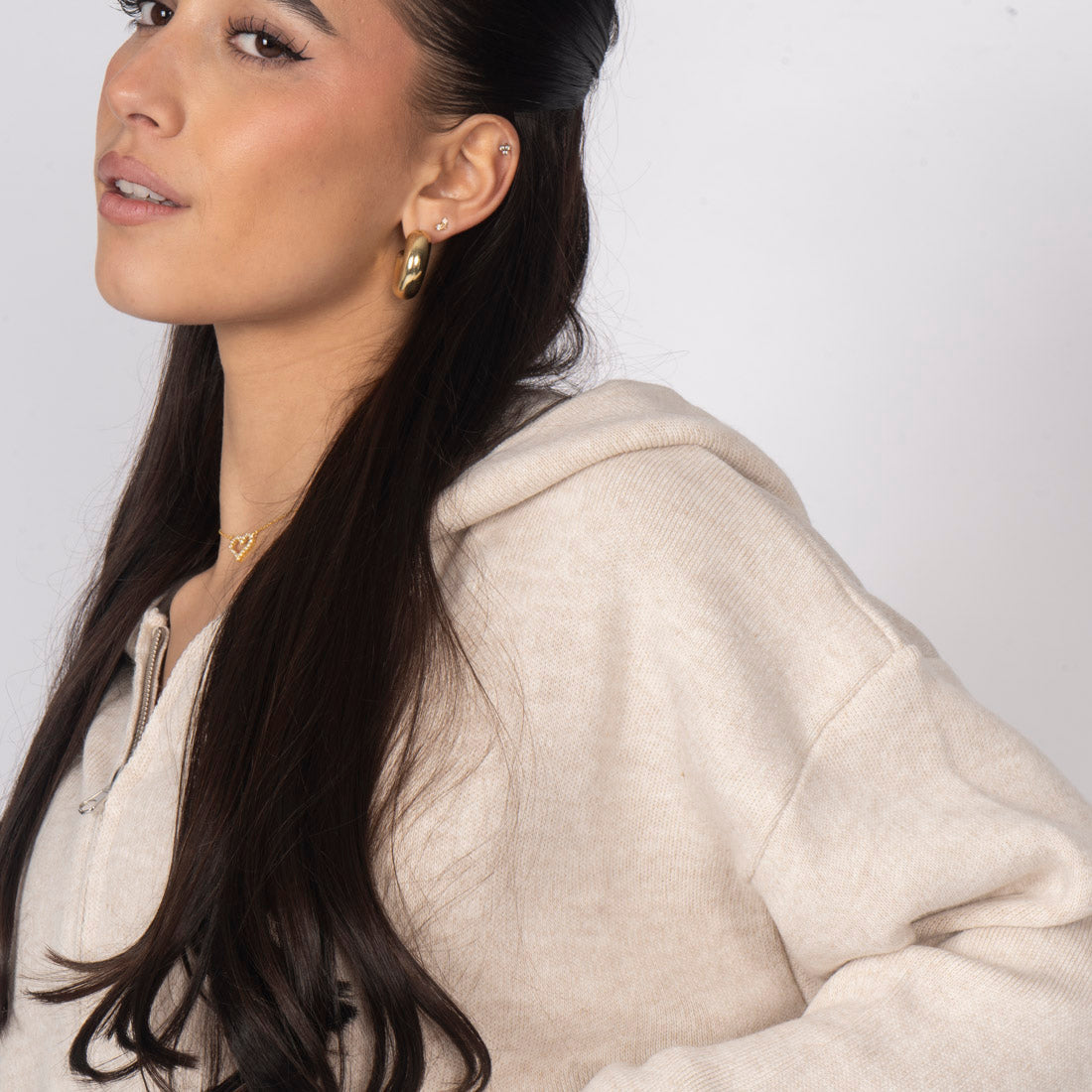 Triana — Conjunto de punto acogedor con cremallera
