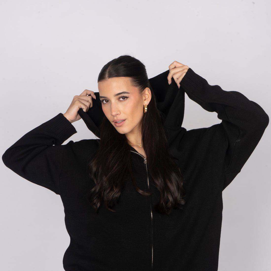 Triana — Conjunto de punto acogedor con cremallera