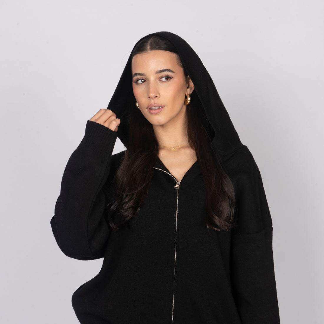 Triana — Conjunto de punto acogedor con cremallera