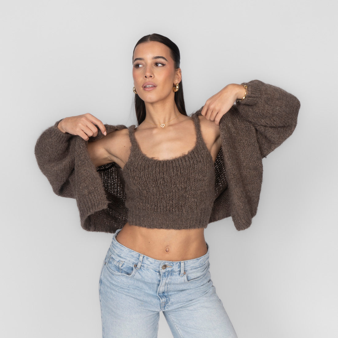 Reina — Conjunto de punto acogedor