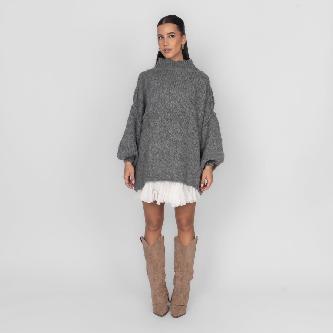 Alma — Jersey holgado casual acogedor