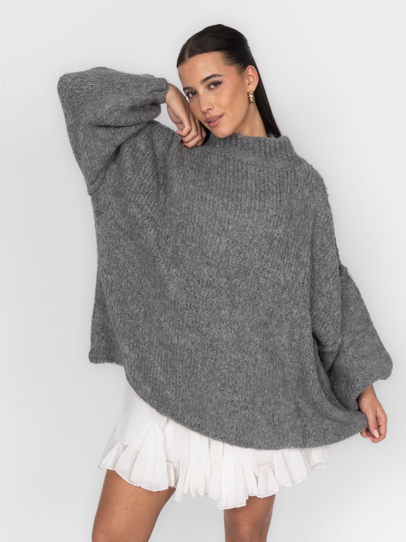 Alma — Jersey holgado casual acogedor