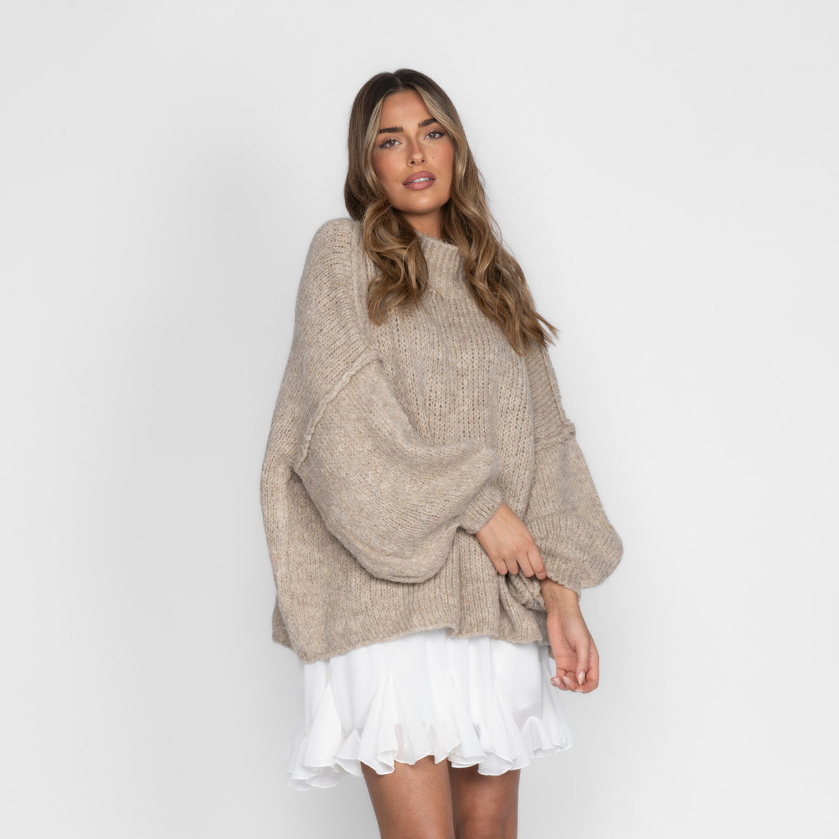 Alma — Jersey holgado casual acogedor