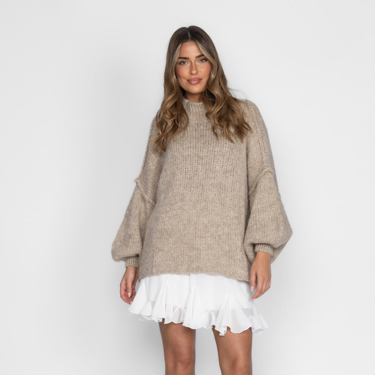 Alma — Jersey holgado casual acogedor