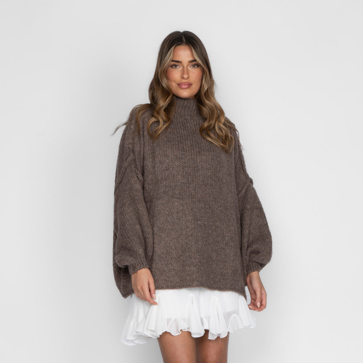 Alma — Jersey holgado casual acogedor