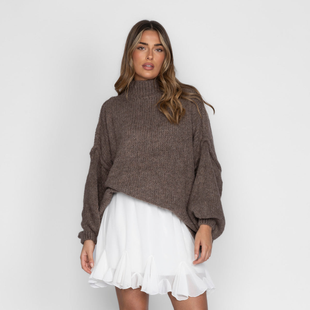Alma — Jersey holgado casual acogedor