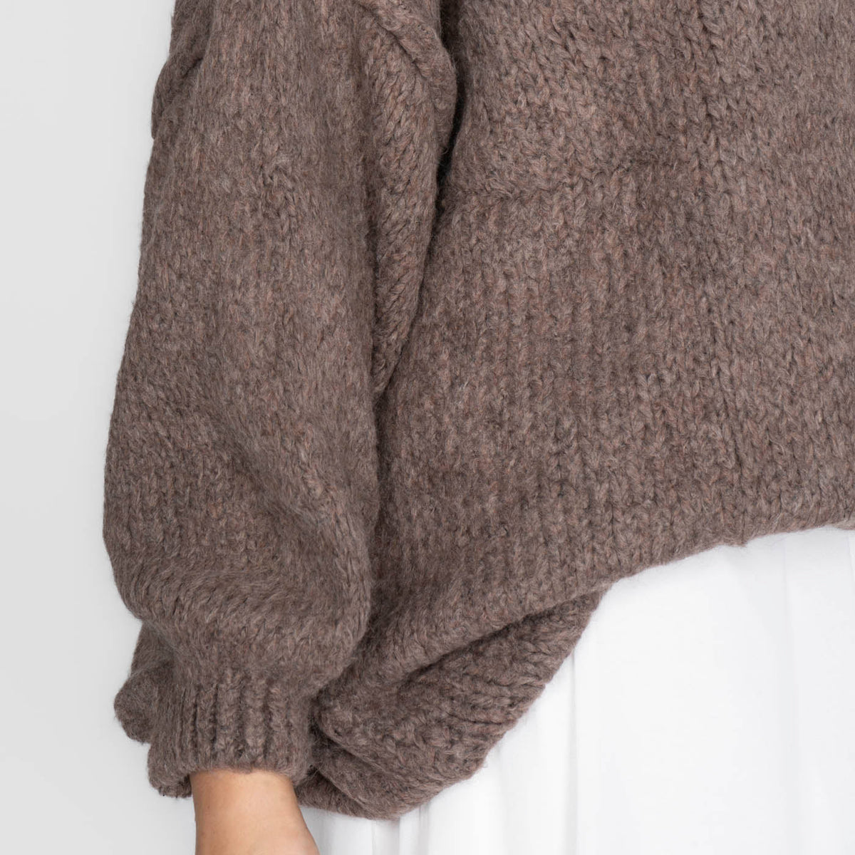 Alma — Jersey holgado casual acogedor