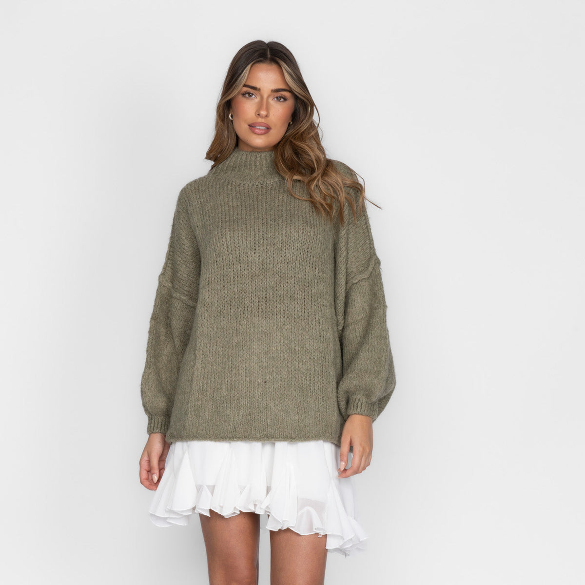 Alma — Jersey holgado casual acogedor