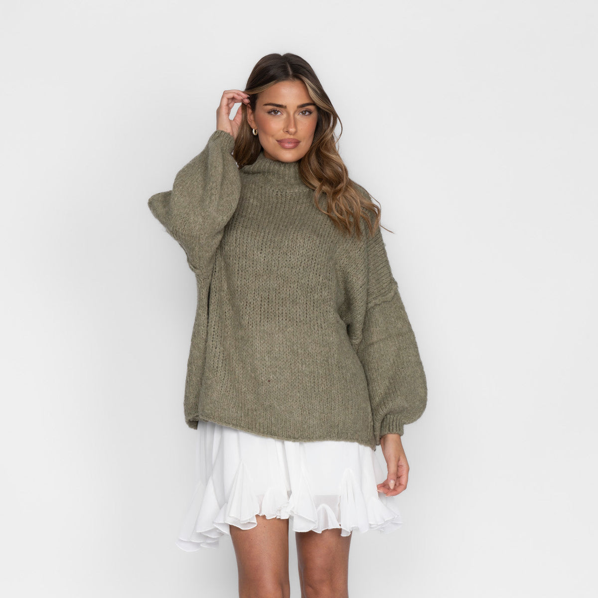 Alma — Jersey holgado casual acogedor