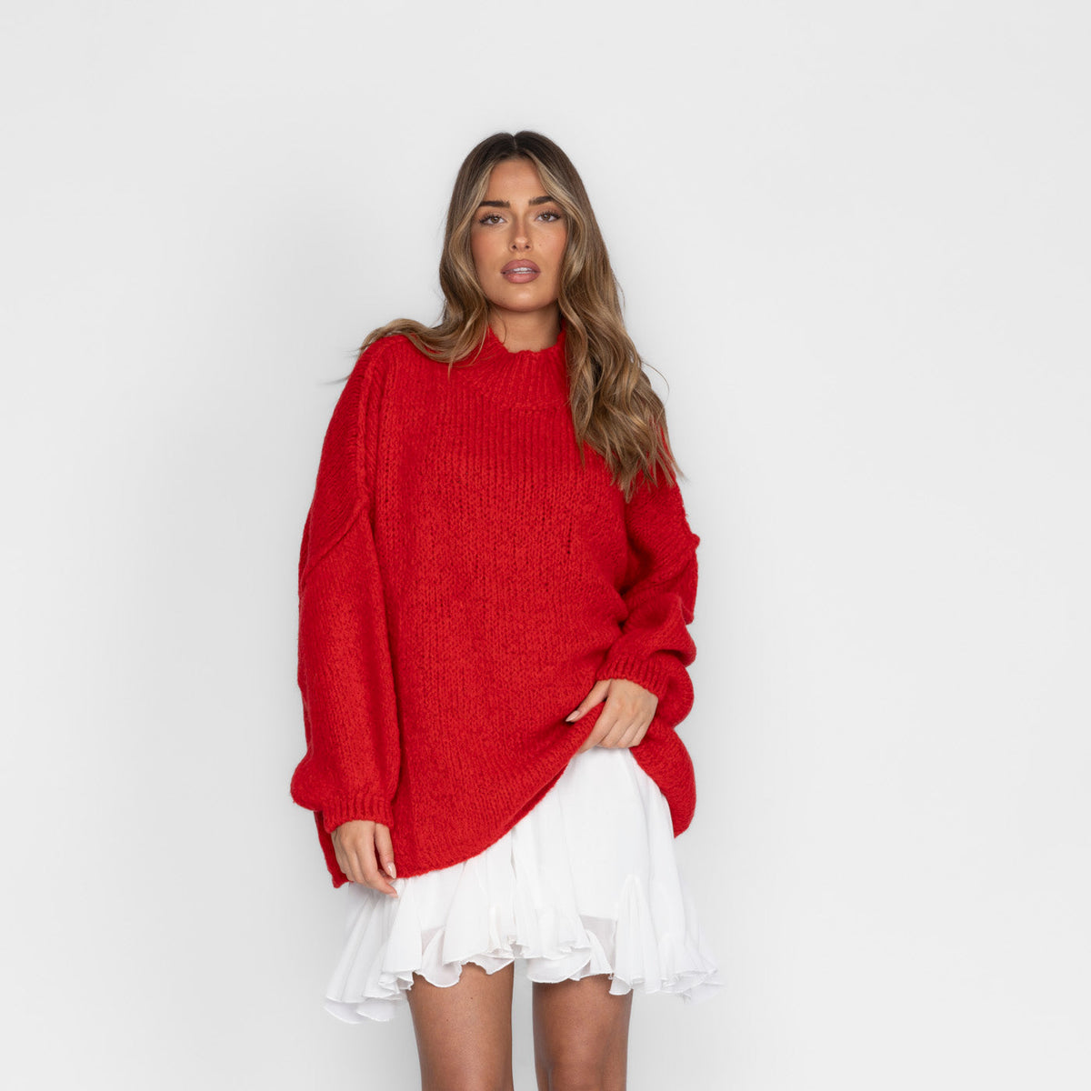Alma — Jersey holgado casual acogedor