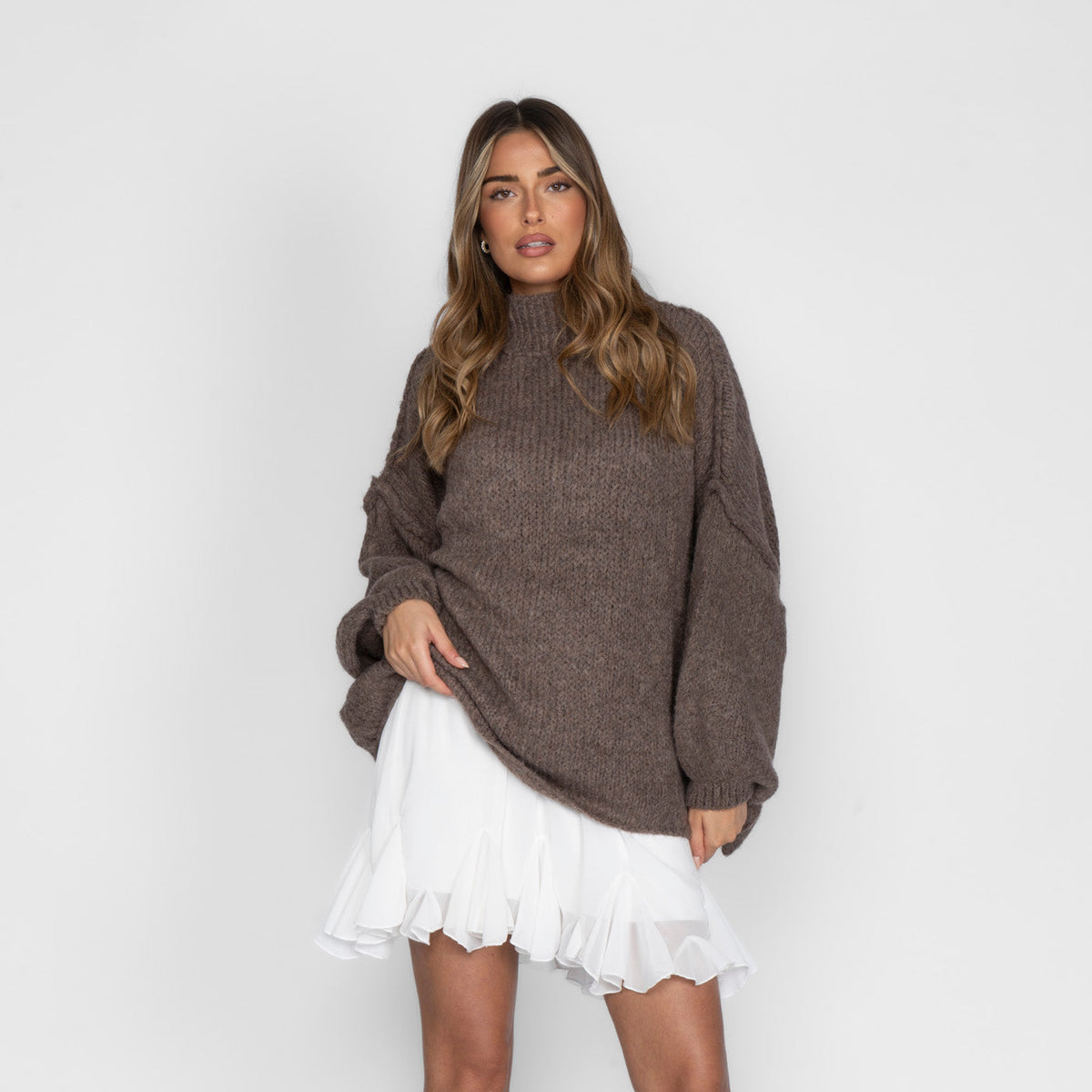 Alma — Jersey holgado casual acogedor
