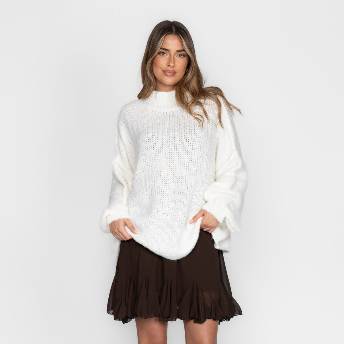 Alma — Jersey holgado casual acogedor