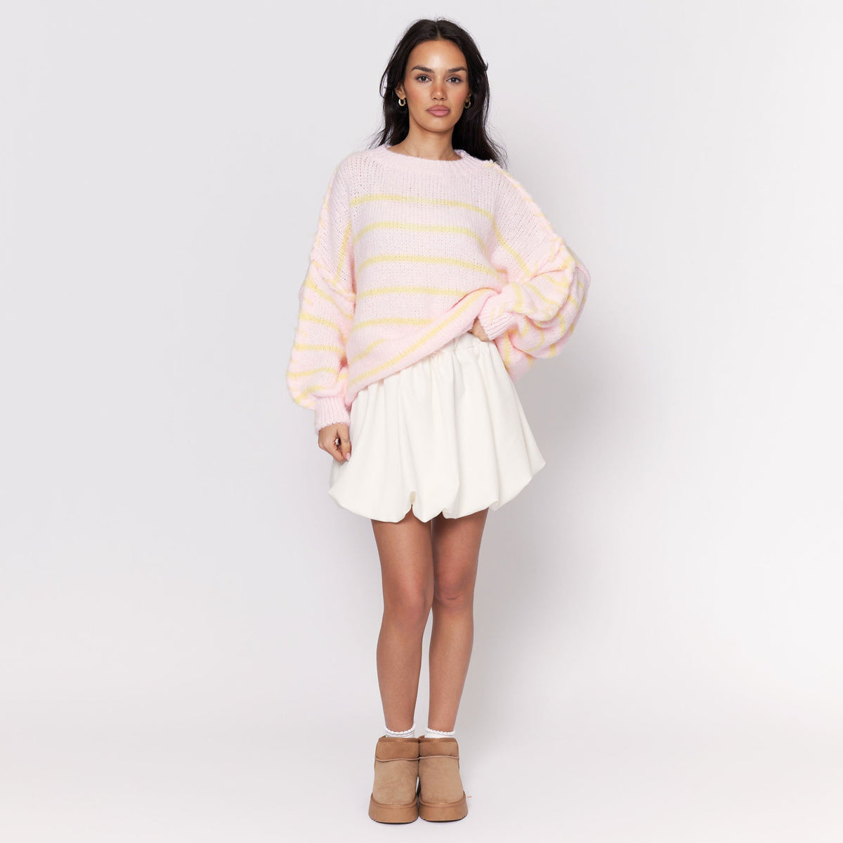 Candela — Jersey holgado acogedor de rayas
