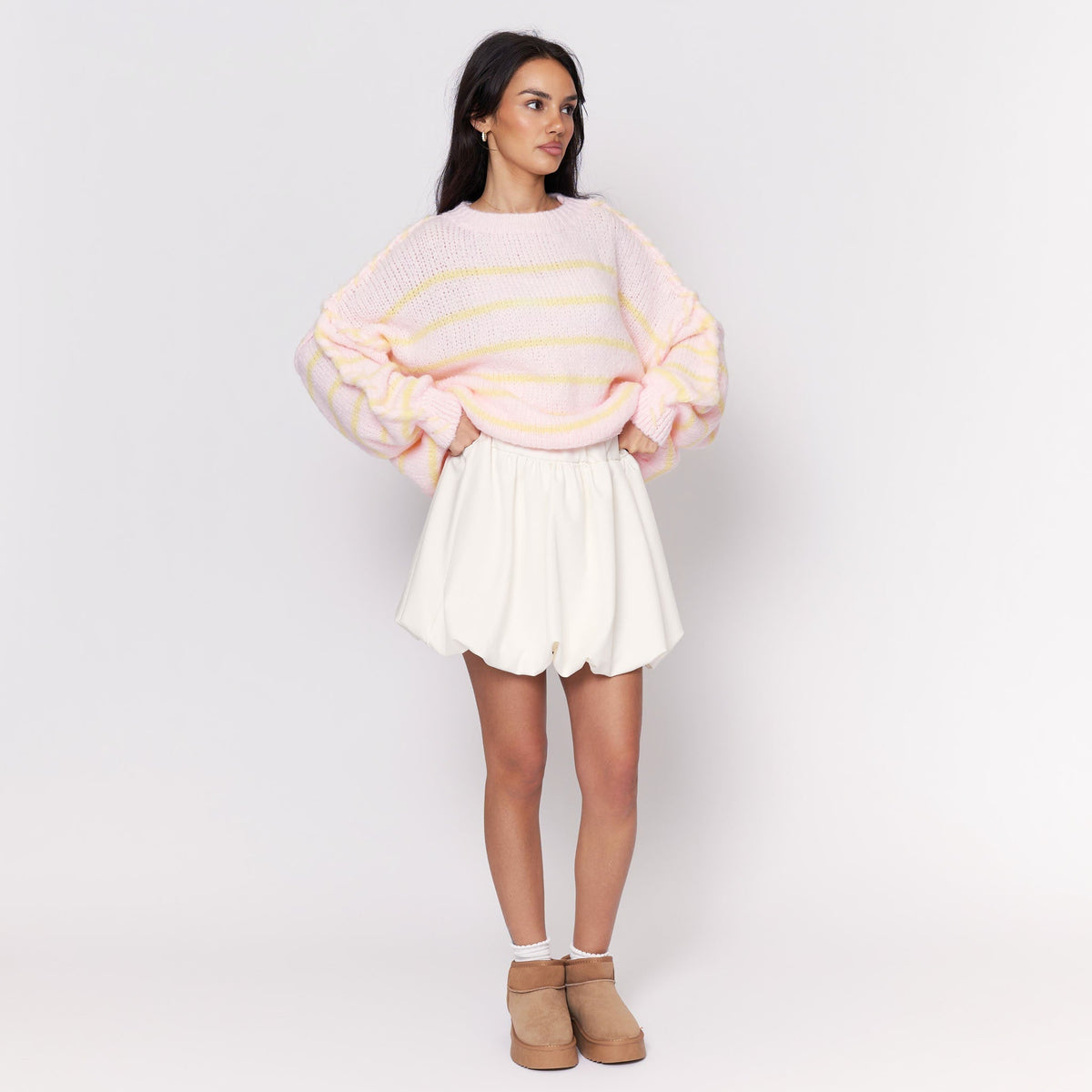 Candela — Jersey holgado acogedor de rayas