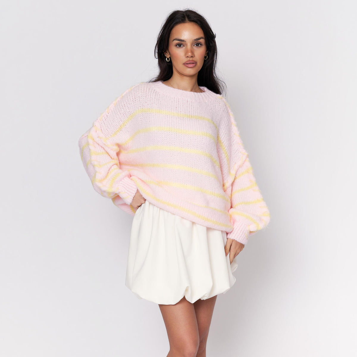 Candela — Jersey holgado acogedor de rayas