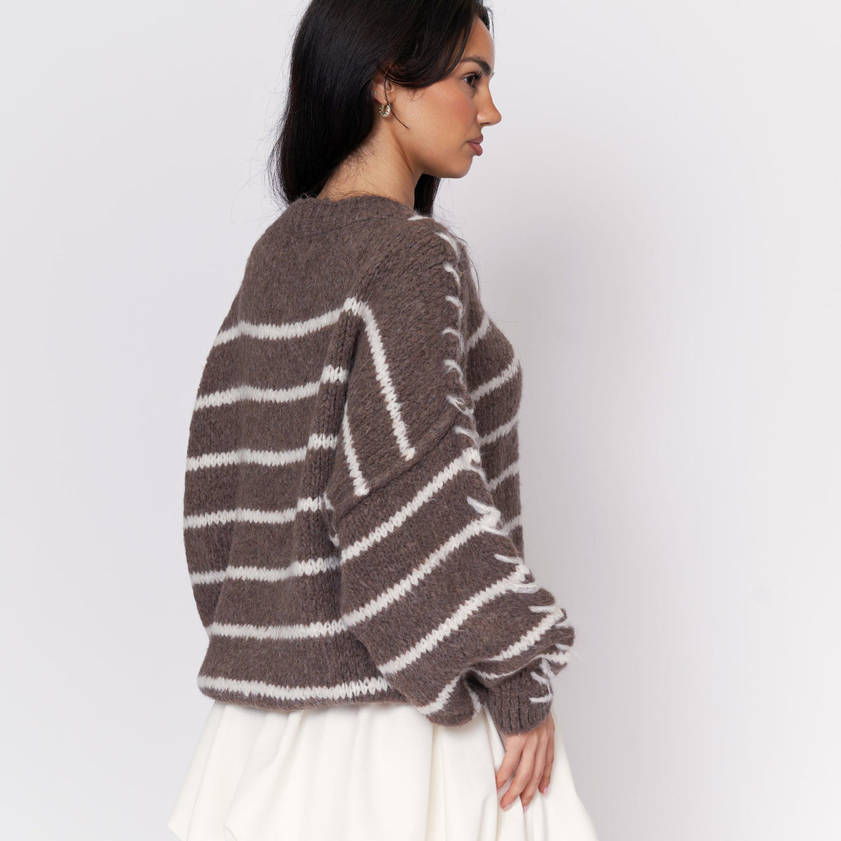 Candela — Jersey holgado acogedor de rayas