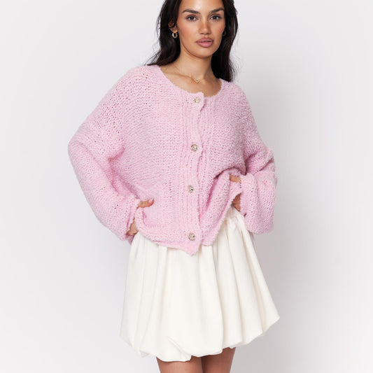Cloe — Cárdigan bouclé acogedor