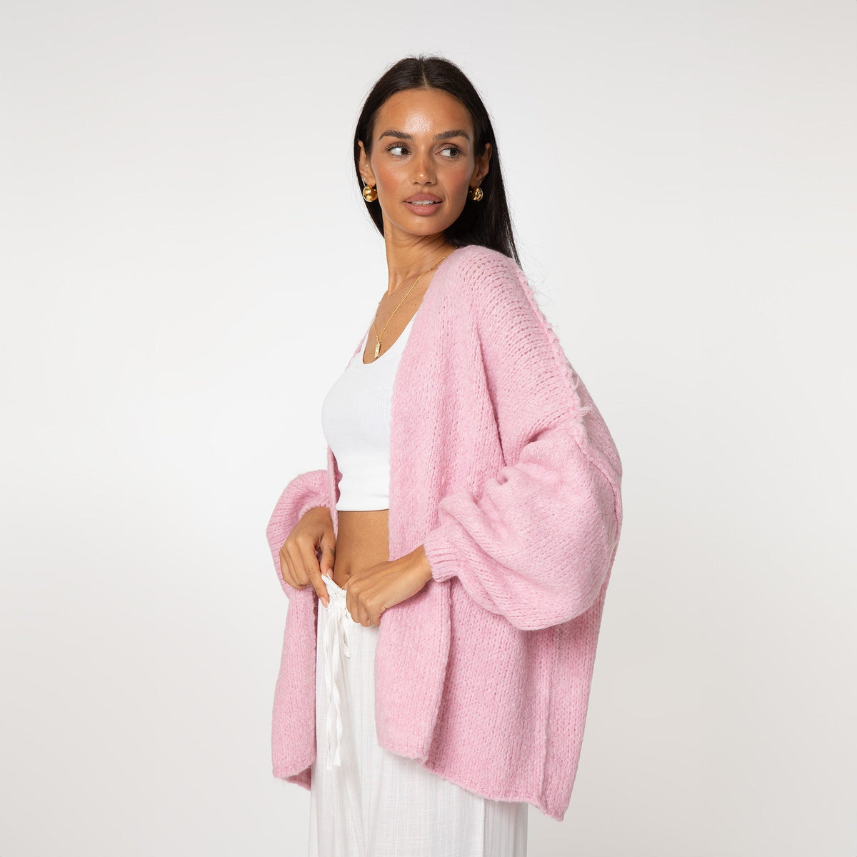 Mara — Cárdigan casual holgado