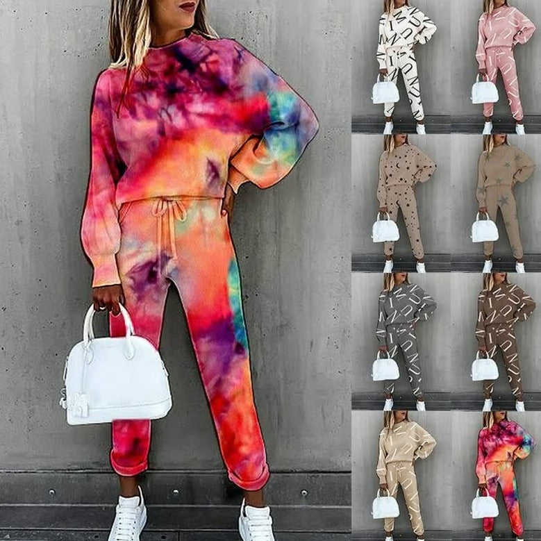 Concha — Conjunto chándal de punto con estampado de estrellas