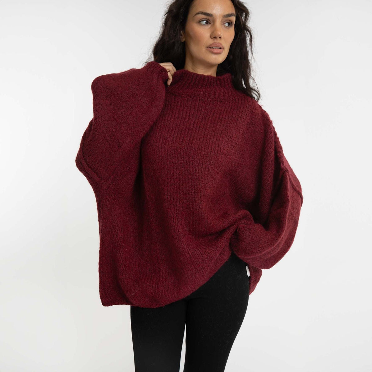 Alma — Jersey holgado casual acogedor